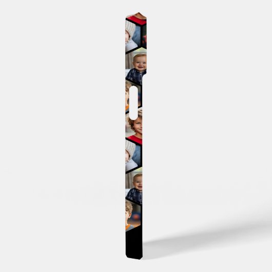 12 FotoCollage - funky hexagon - Random Muster Case-Mate iPhone Hülle (Rückseite / Rechts)