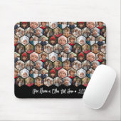 12 FotoCollage - funky hexagon - Random Muster Mousepad (Mit Mouse)