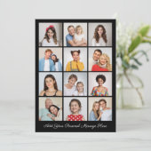 12 Fotocollage Ihre eigene Grußkarte hinzufügen (Stehend Vorderseite)