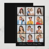 12 Fotocollage Ihre eigene Grußkarte hinzufügen (Vorne/Hinten)