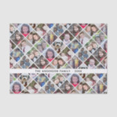 12 FotoCollage in einem benutzerdefinierten, Diama Seidenpapier (Vorderseite)