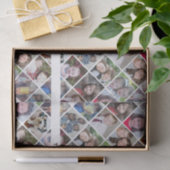 12 FotoCollage in einem benutzerdefinierten, Diama Seidenpapier (Geschenk)