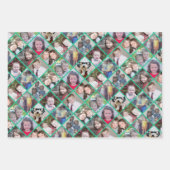 12 FotoCollage - Instant Montage Picture Diamant Geschenkpapier Set (Vorderseite 2)