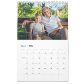 12 FotoCollage jedes Jahr, Name und Nachricht 2023 Kalender (Mär 2026)