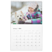 12 FotoCollage jedes Jahr, Name und Nachricht 2023 Kalender (Jan 2026)