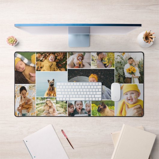 12 FotoCollage machen Sie sich selbst Schreibtischunterlage (Büro 1)