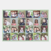 12 FotoCollage - pastellfarbene Hintergründe Geschenkpapier Set (Vorderseite 3)