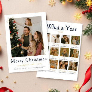 12 FotoCollage Was für ein Jahr Weihnachten