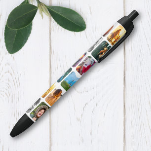 12 Fotomaterial Doppelseitiger schwarzer Tinte Pen Kugelschreiber