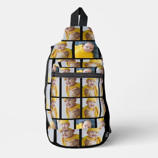 12 Fotomaterial Vorlage macht Spaß Crossbody Bag (Vorderseite)