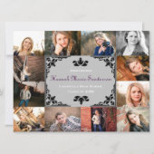 12 Fotos Abschluss Collage-6x8 Grad Ankündigung (Vorderseite)