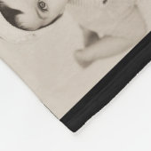 12 Fotos Collage personalisiert Fleecedecke (Ecke)