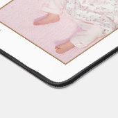 12 Fotos Zitate Familiennamen Weiß Schreibtischunterlage (Ecke)