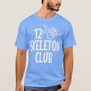 12 Ft Skeleton Club Gigant Skelly Halloween Infern T-Shirt