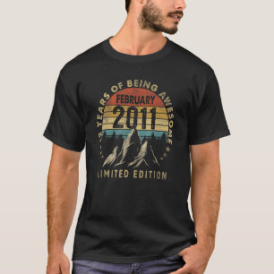 12. Geburtstag 12 Jahr alt Februar 2011 T-Shirt