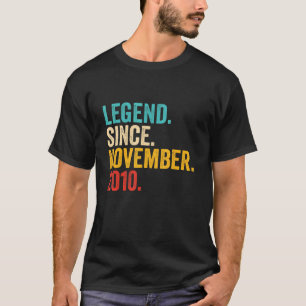 12. Geburtstag 12 Jahre alte Legende seit November T-Shirt