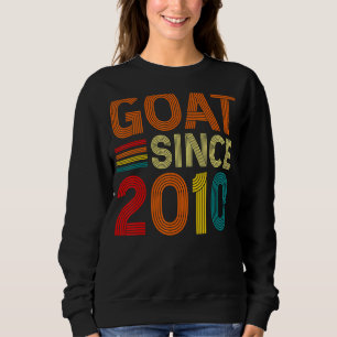12. Geburtstag 12 Jahre alte Ziege Seit 2010 Sweatshirt