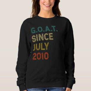 12. Geburtstag 12 Jahre alte Ziege Seit Juli 2010 Sweatshirt