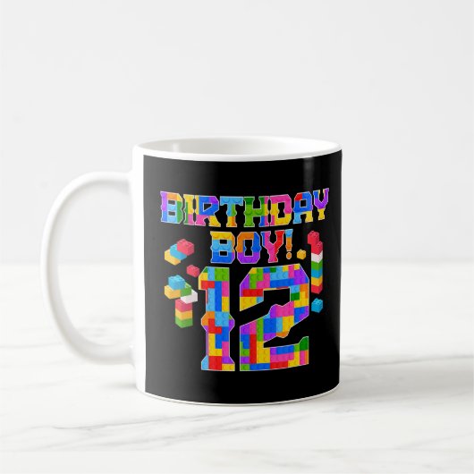 12. Geburtstag 12 Jahre altes Gebäude Jungs Kind Kaffeetasse (Links)