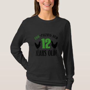 12. Geburtstag 12 Jahre altes Hühnchen-Bauer-Huhn T-Shirt
