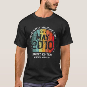 12. Geburtstag Absolut Großartig Seit Mai 2010 Vi T-Shirt
