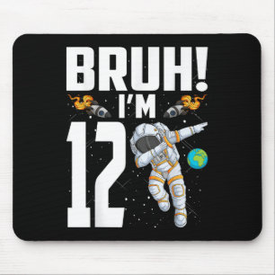 12. Geburtstag Astronaut Bruh Im 12. Lebensjahr Mousepad