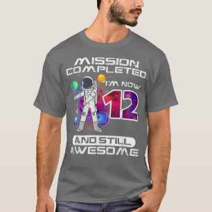 12. Geburtstag Astronaut Space Lover 12 Jahre alt  T-Shirt