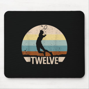 12. Geburtstag Badminton 12 Jahre Badminton Jungen Mousepad