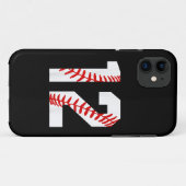 12. Geburtstag Baseball Big Number Zwölf Case-Mate iPhone Hülle (Rückseite (Horizontal))