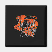 12. Geburtstag Basketball Kinder Magnet (Vorne)