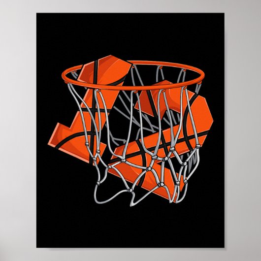 12. Geburtstag Basketball Kinder Poster (Vorne)