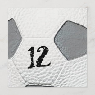 12. Geburtstag - Einladungen zum Thema Fußball