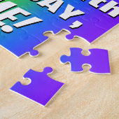 12. Geburtstag: Farbiges, lustiges Regenbogenmuste Puzzle (Seite)