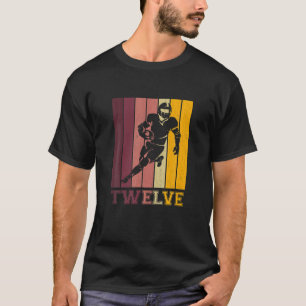 12. Geburtstag für Boys Football Player 12 Jahre a T-Shirt
