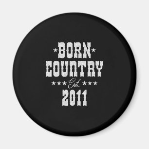 12. Geburtstag für Country Western Music Lover Magnet