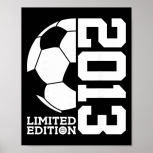 12. Geburtstag Fußball Limited Edition 2013  Poster