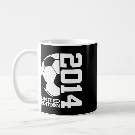 12. Geburtstag Fußball Limited Edition 2014 Kaffeetasse (Links)