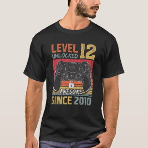 12. Geburtstag Gaming Level 12 Phantastischer Sin T-Shirt