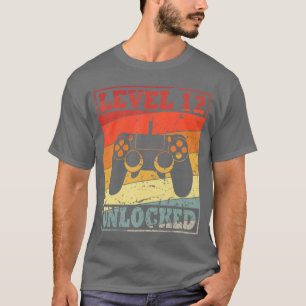 12. Geburtstag Gamingheme Level 12 freigeschaltet T-Shirt