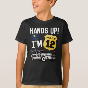 12. Geburtstag Geschenk Polizist 12 Jahre alter Ju T-Shirt
