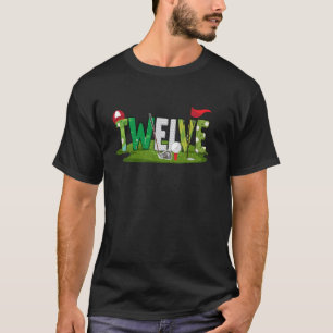 12. Geburtstag Golf Thema 12 Jahre alte Kinder Spo T-Shirt