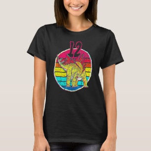 12. Geburtstag I Stegosaurus Stenops I Familienmat T-Shirt