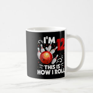 12. Geburtstag Junge Bowling So Roll ich 12 Ye Kaffeetasse