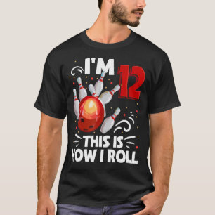 12. Geburtstag Junge Bowling So Roll ich 12 Ye T-Shirt