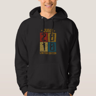 12. Geburtstag Juni 2010 Geboren im Jahr 2010 12 J Hoodie