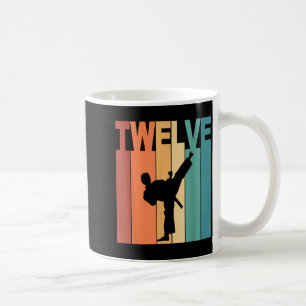 12. Geburtstag Karate Taekwondo Thema 12 Jahre alt Kaffeetasse