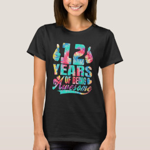 12. Geburtstag oder Jahrestag 12 Jahre alt sein T-Shirt