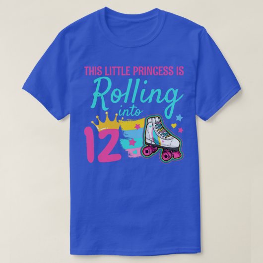 12. Geburtstag Roller Skate 1 T-Shirt (Design vorne)