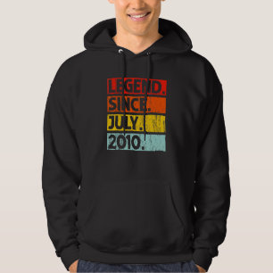 12. Geburtstag seit Juli 2010 12 Jahre alt Hoodie