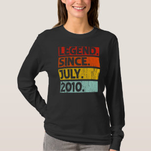 12. Geburtstag seit Juli 2010 12 Jahre alt T-Shirt
